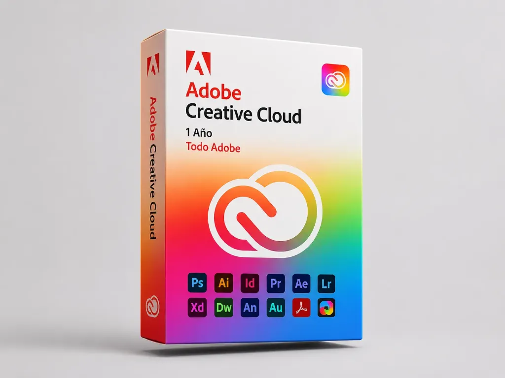 [ADOBE-CC-ALLAPPS-1Y-SUB] Adobe Creative Cloud 1 Año (Todo Adobe)