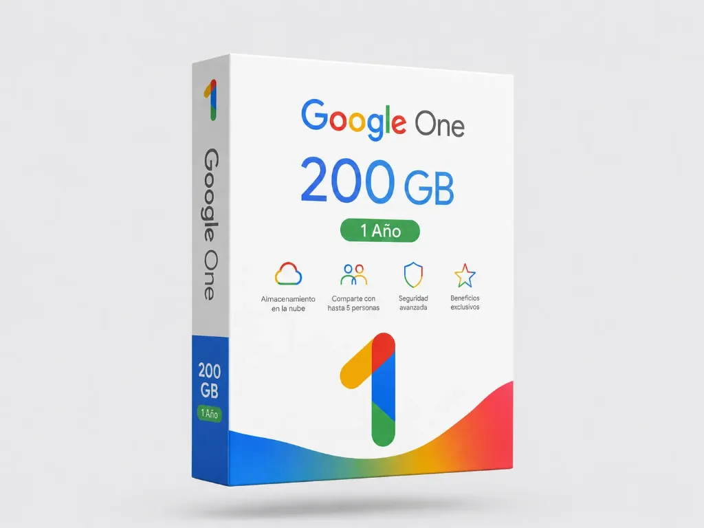 Google One 200Gb - 1 Año