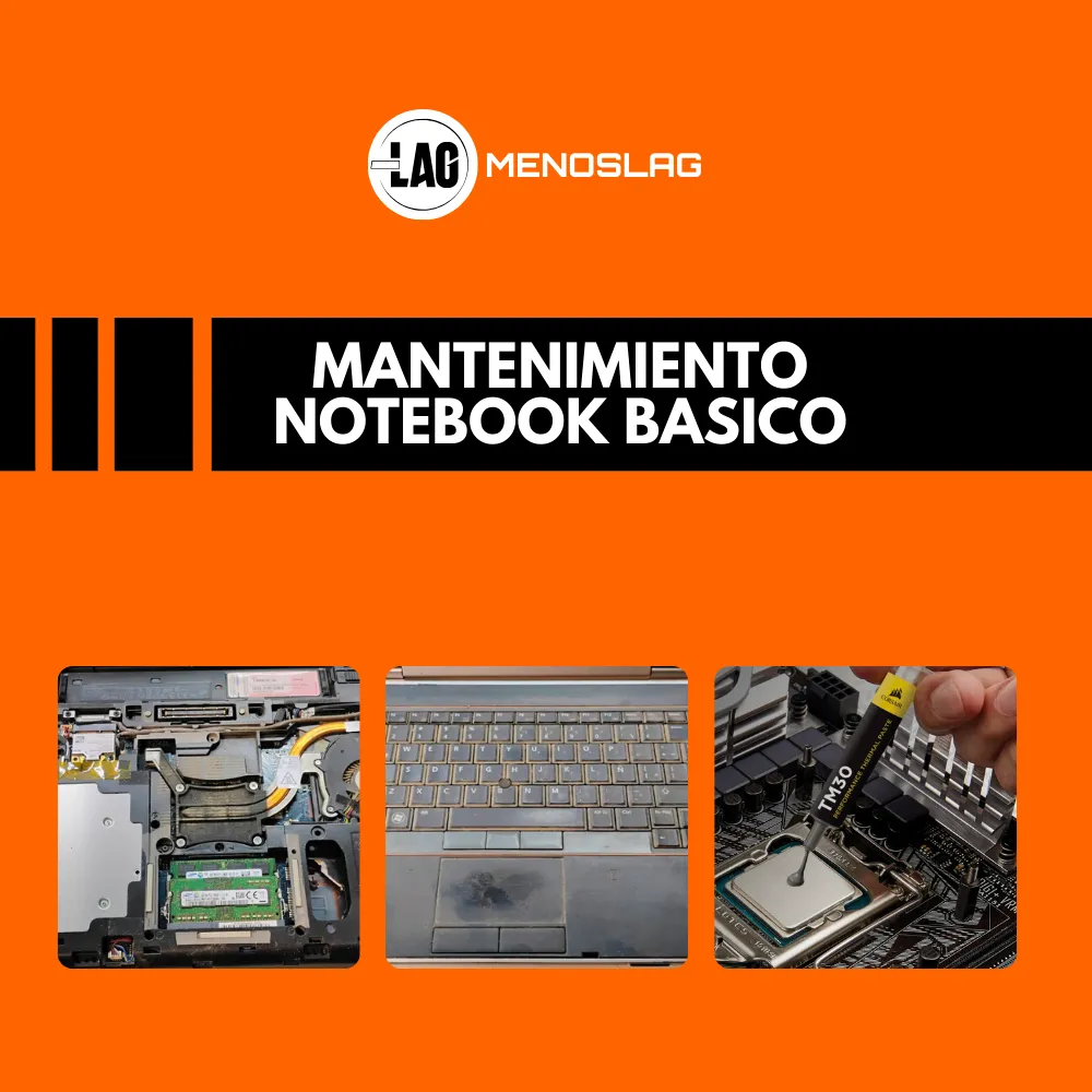 Mantenimiento Básico Notebook — Limpieza