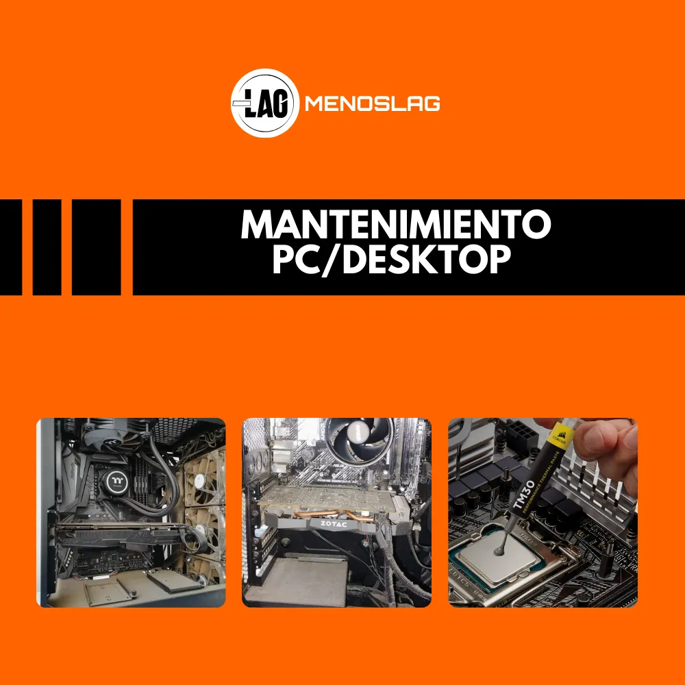 Mantenimiento Completo PC/Desktop (Microsoft Office 365 Personal — 5 dispositivos · 1 año)