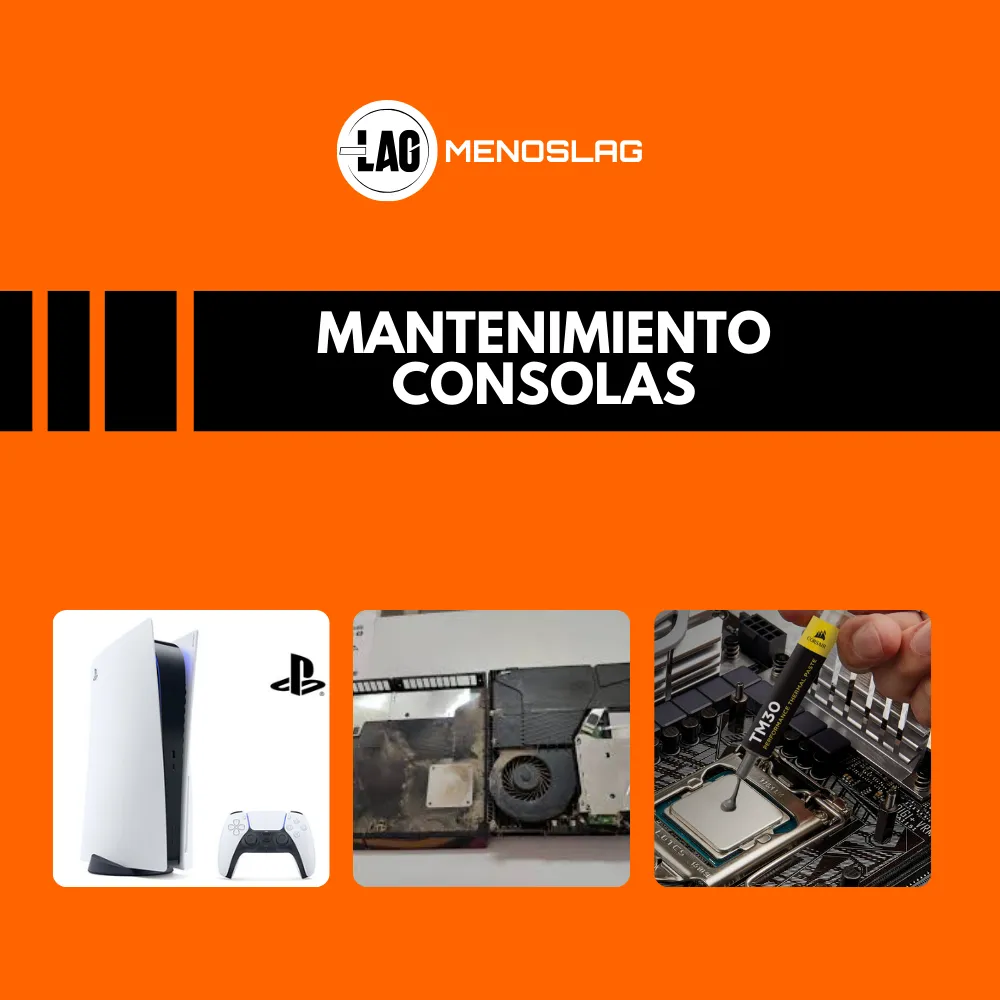 Mantenimiento de Consola - PS5, Xbox y Nintendo Switch - Limpieza interna, pasta térmica y diagnostico