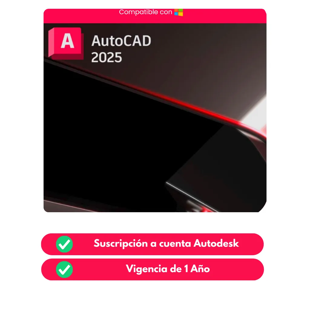 AutoCAD 2026 - 1 Año Licencia Suscripción