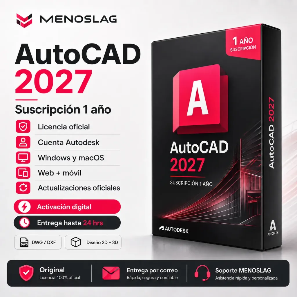AutoCAD 2027 - 1 Año Licencia Suscripción