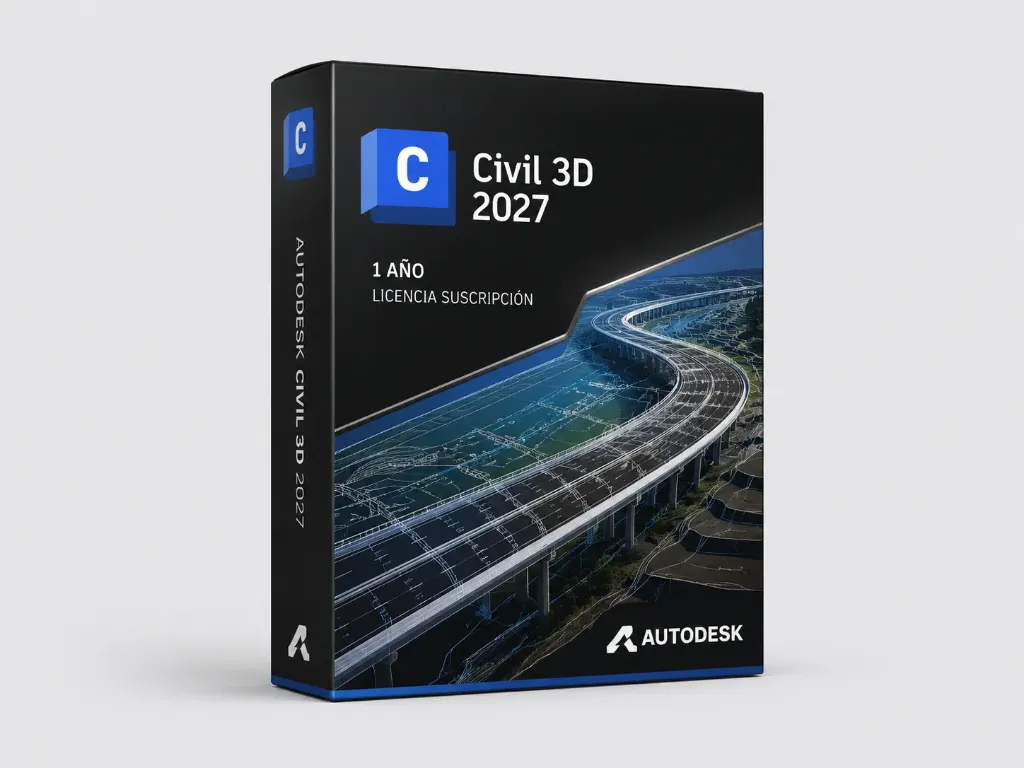 Autodesk Civil 3D 2027 - 1 Año Licencia Suscripción