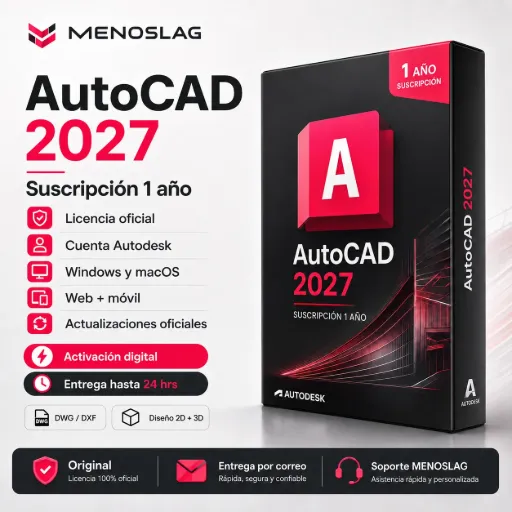 AutoCAD 2027 - 1 Año Licencia Suscripción